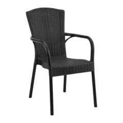 Royal PP Rattan Desenli Plastik Sandalye