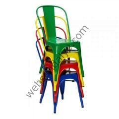 Amelia Sarı Tolix Sandalye