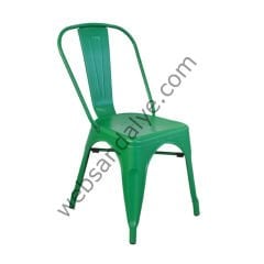 Amelia Yeşil Tolix Sandalye