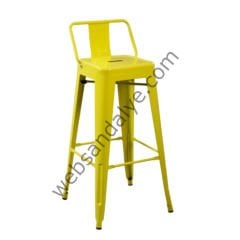 Amelia Sarı Tolix Bar Sandalyesi