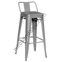 Amelia Gri Tolix Bar Sandalyesi