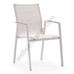 Meram Dış Mekan Sandalyesi Beyaz