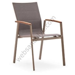 Meram Pedli Dış Mekan Sandalyesi Kapiçino