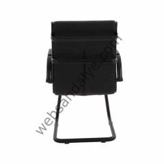 Angela Siyah U Siyah Boyalı Ayak Misafir Koltuğu