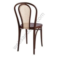Kopuz Hasırlı Thonet Ahşap Sandalye Ceviz