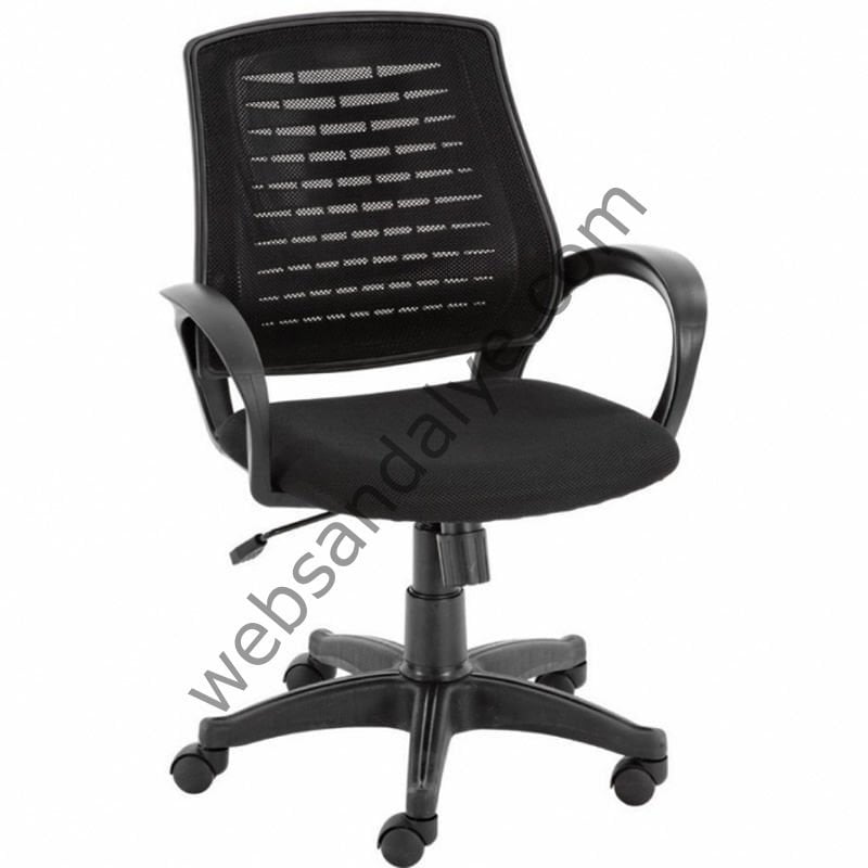 Monessa Siyah Fileli Çalışma Koltuğu