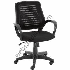 Monessa Siyah Fileli Çalışma Koltuğu