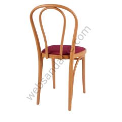 Axes Döşemeli Thonet Ahşap Sandalye Natural