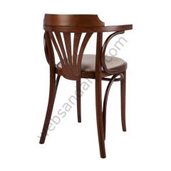 Bix Döşemeli Thonet Ahşap Sandalye Ceviz