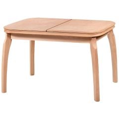 Paloma 125'lik Açılır Masif Ham Ahşap Masa