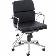 Klass Krom Çalışma Koltuğu Siyah