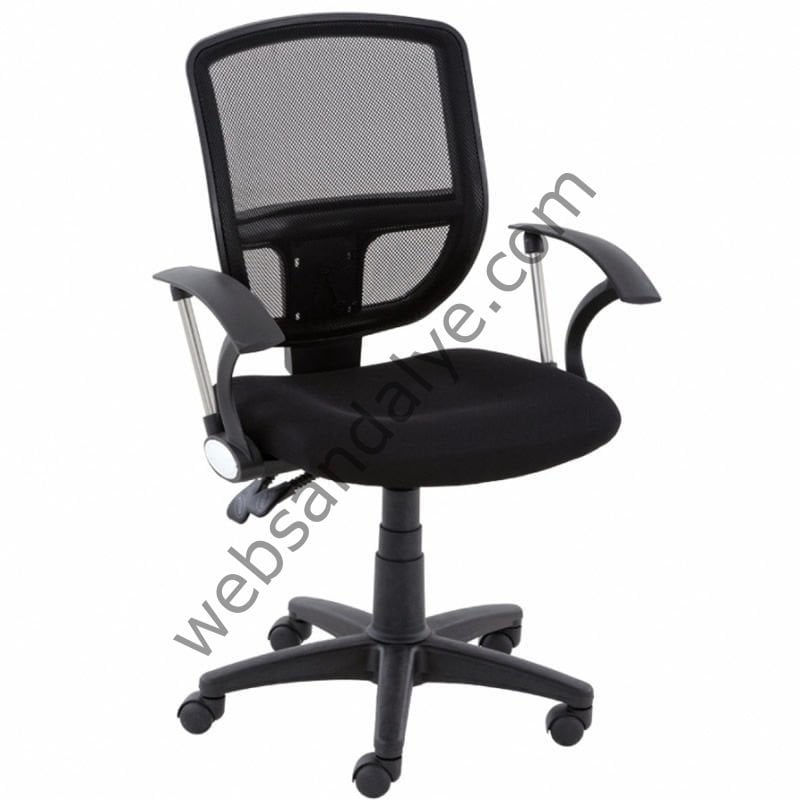 New Boyalı Siyah Ayaklı Çalışma Koltuğu