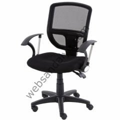 New Boyalı Siyah Ayaklı Çalışma Koltuğu