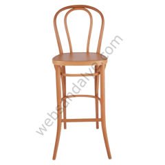 Gavis Thonet Ahşap Bar Sandalyesi Natural