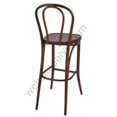 Gavis Thonet Ahşap Bar Sandalyesi Ceviz
