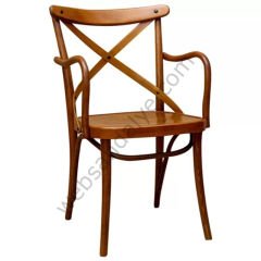 Boss Thonet Ahşap Sandalye Ceviz Açık Ceviz