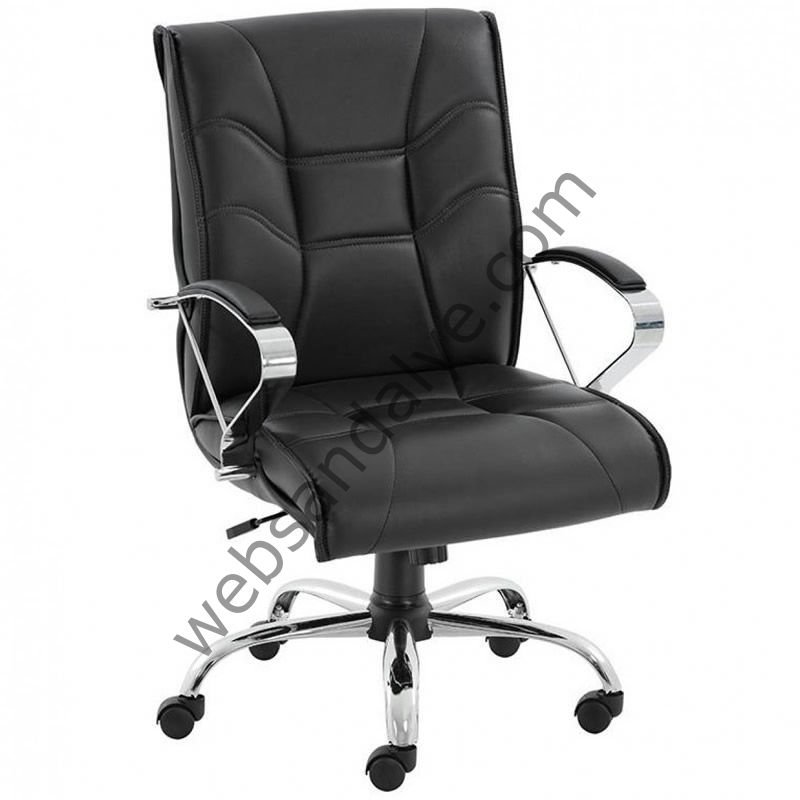 Elegance Krom Detaylı Çalışma Koltuğu