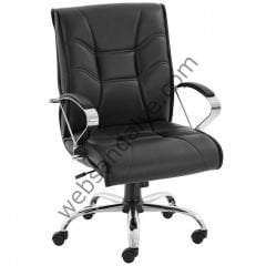 Elegance Krom Detaylı Çalışma Koltuğu