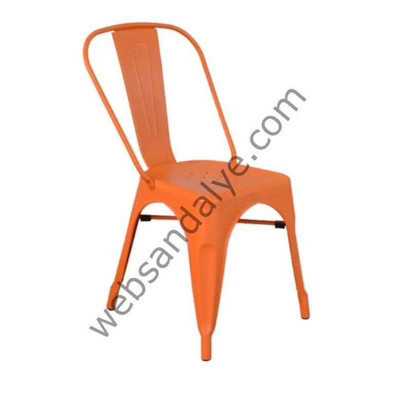 Amelia Turuncu Tolix Sandalye