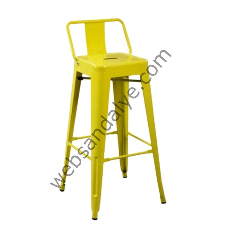 Amelia Sarı Tolix Bar Sandalyesi