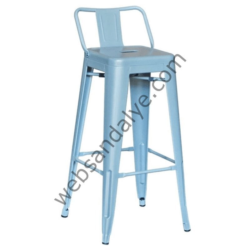 Amelia Mavi Tolix Bar Sandalyesi