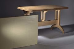 70x120 Plastik Masa Teak