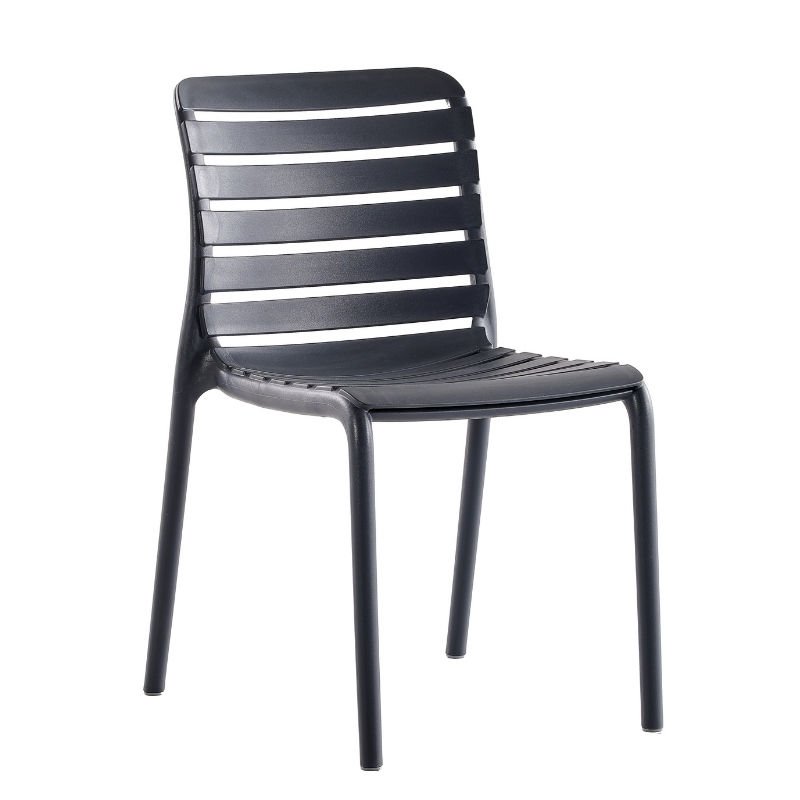 Parma Kolsuz PP Plastik Sandalye Antrasit