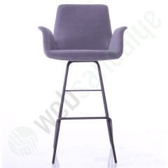 Beril Siyah Ayaklı Bar Sandalyesi