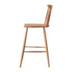 Belka Ahşap Bar Sandalyesi