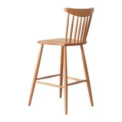 Belka Ahşap Bar Sandalyesi