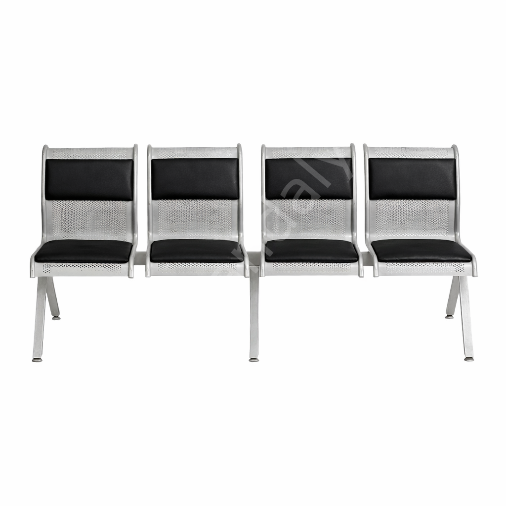 Arena Metal Kolsuz Dörtlü Bekleme Koltuğu