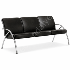 Arcolux Üçlü Bekleme Koltuğu Mavi