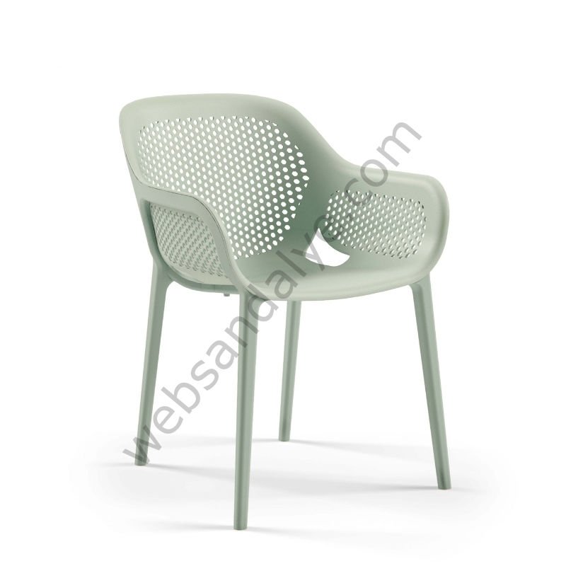 Margos Plastik Sandalye Mint Yeşili-S / Mint Yeşili-B