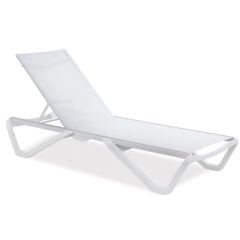Monza Alüminyum Kolçaksız Şezlong