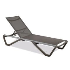 Monza Alüminyum Kolçaksız Şezlong