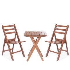 Austin Katlanır Ahşap Sandalye