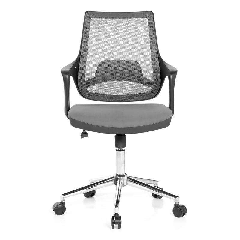 Ergo Krom Ayaklı Çalışma Koltuğu Gri