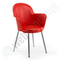 Lowell Bar Sandalyesi 65 cm Kırmızı