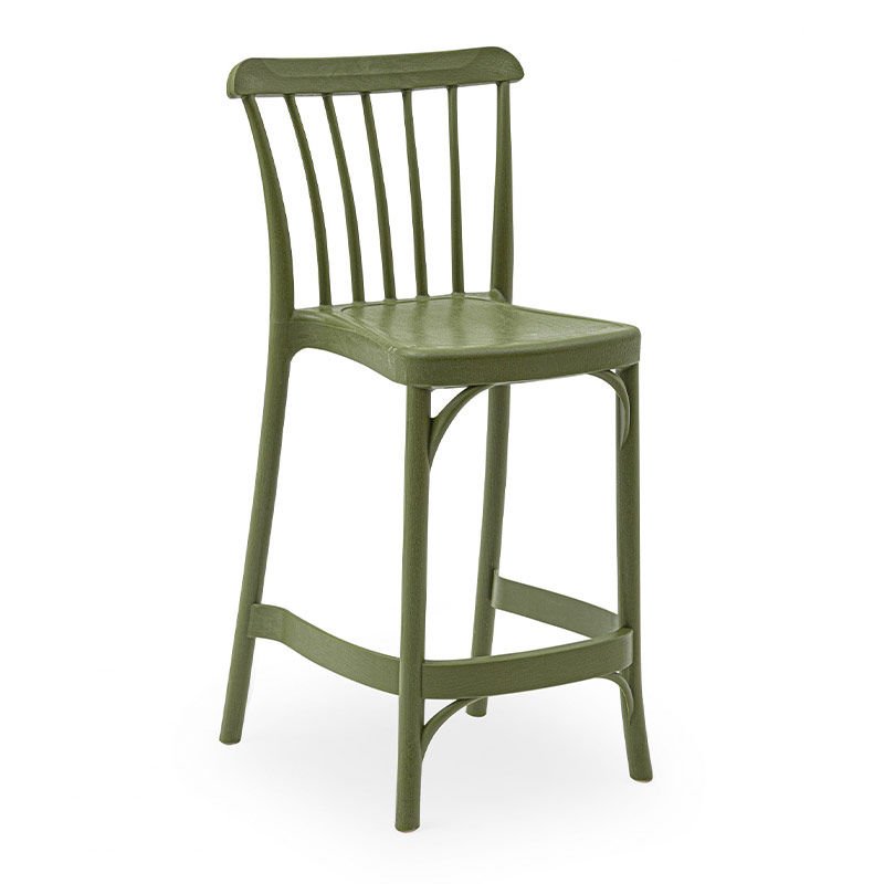 Lowell Bar Sandalyesi 65 cm F.Yeşil
