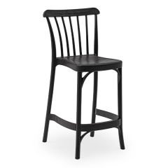 Lowell Bar Sandalyesi 65 cm Siyah