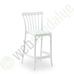 Lowell Bar Sandalyesi 65 cm Süt Beyazı
