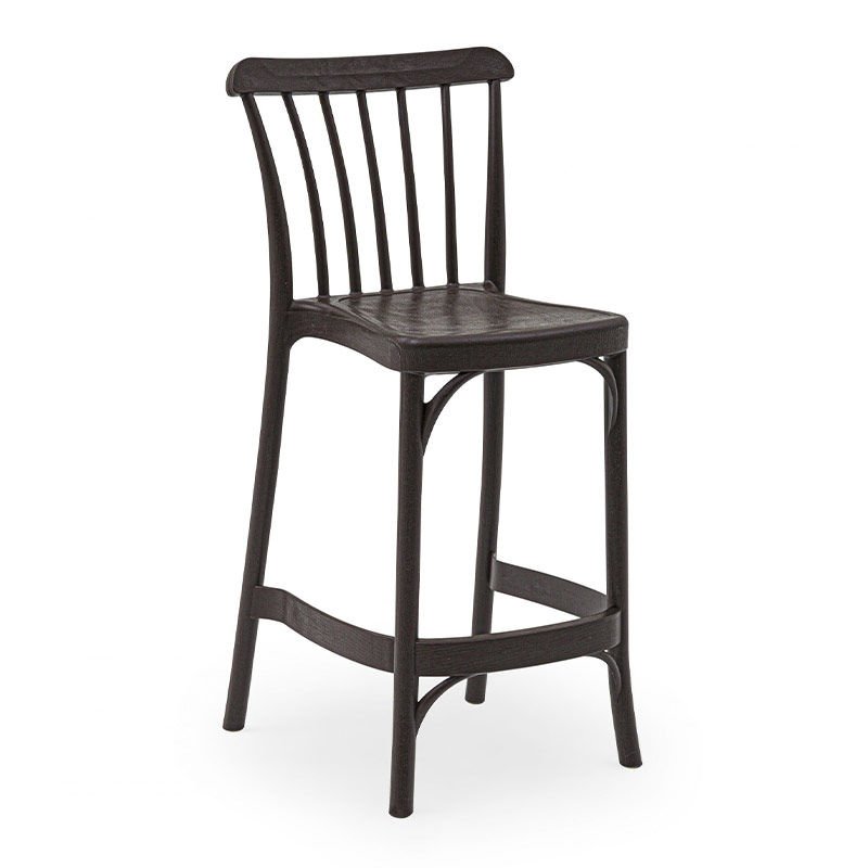 Lowell Bar Sandalyesi 65 cm Wenge