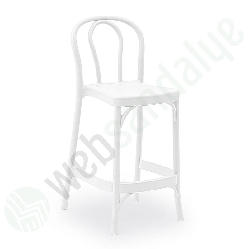 Moses Bar Sandalyesi Süt Beyazı