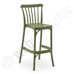 Lowell Bar Sandalyesi 75 cm F.Yeşil