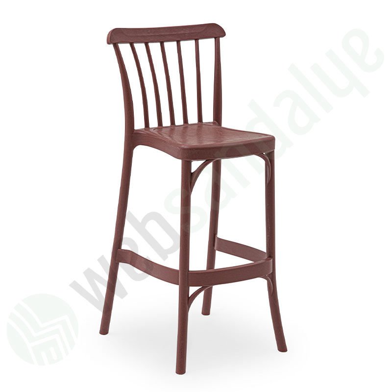 Lowell Bar Sandalyesi 75 cm Kremit