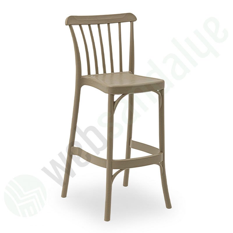 Lowell Bar Sandalyesi 75 cm Kum Beji
