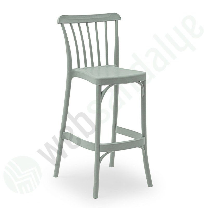 Lowell Bar Sandalyesi 75 cm Nil Yeşili