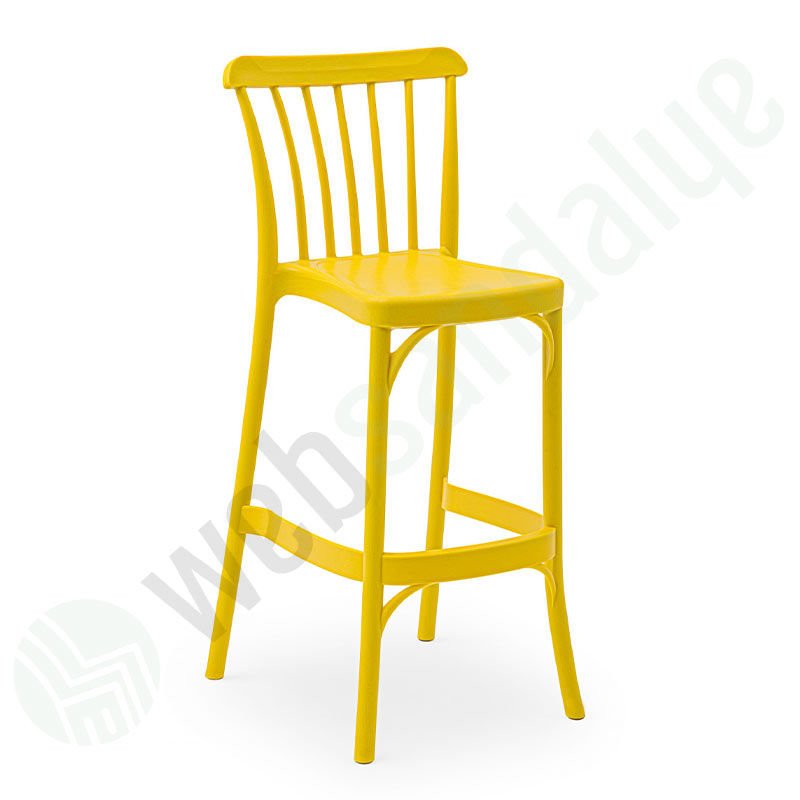Lowell Bar Sandalyesi 75 cm Sarı