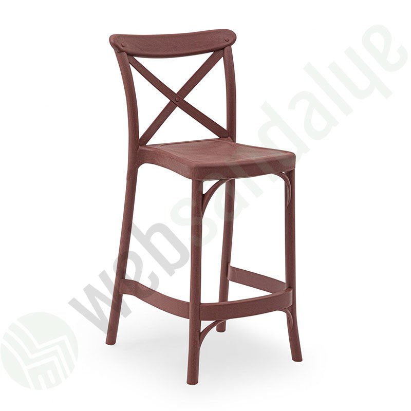 75 Cm Soul Bar Sandalyesi Kremit
