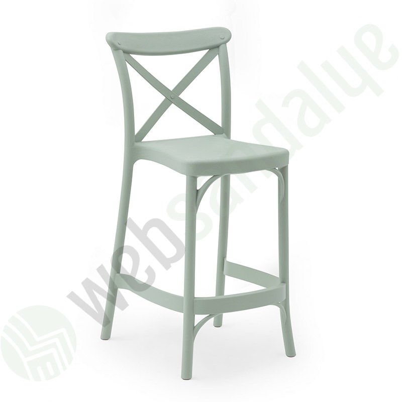 75 Cm Soul Bar Sandalyesi Nil Yeşili